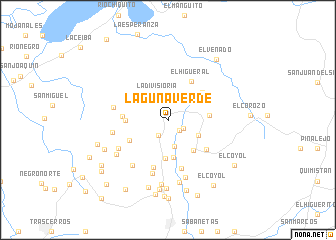 map of Laguna Verde