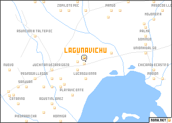 map of Laguna Vichu