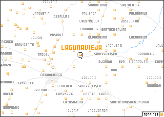 map of Laguna Vieja