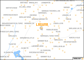 map of Laguna