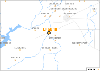 map of Laguna