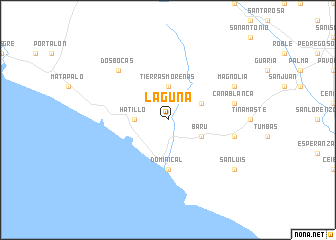 map of Laguna