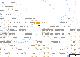 map of Laguna