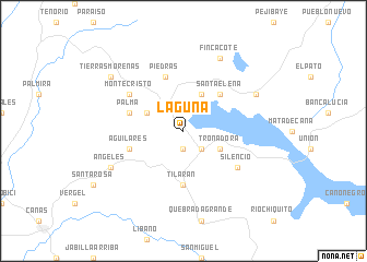 map of Laguna