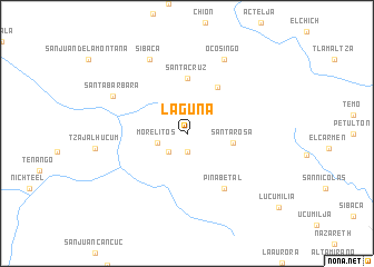 map of Laguna