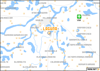 map of Laguna