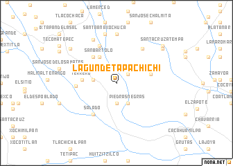 map of Lagun de Tapachichi