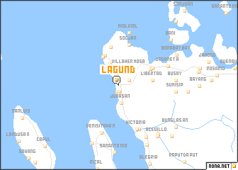 map of Lagund