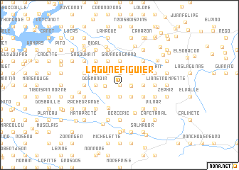 map of Lagune Figuier