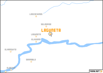 map of Laguneta