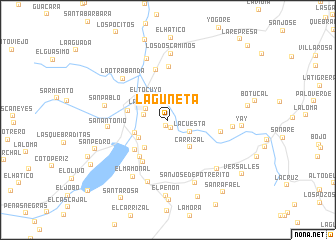 map of Laguneta