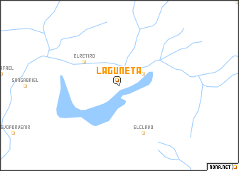 map of Laguneta