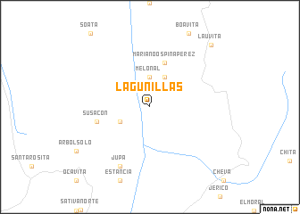 map of Lagunillas