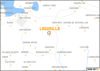 map of Lagunilla