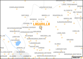 map of Lagunilla