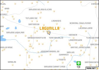 map of Lagunilla