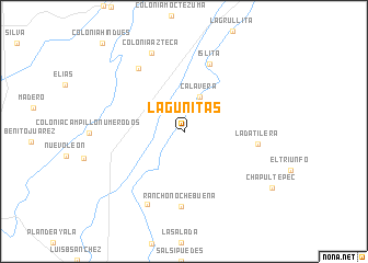 map of Lagunitas