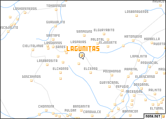 map of Lagunitas
