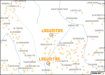 map of Lagunitas