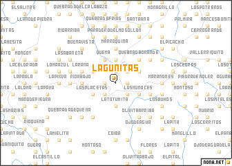 map of Lagunitas