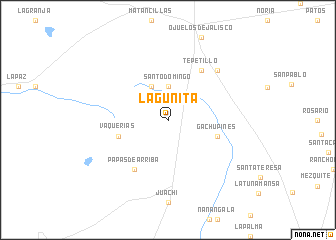 map of Lagunita