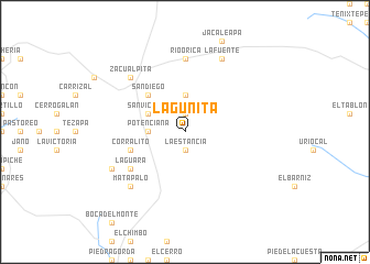 map of Lagunita