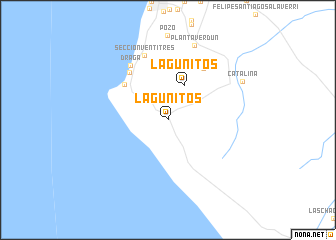 map of Lagunitos