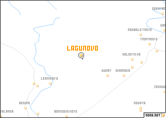 map of Lagunovo