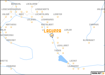 map of La Gurra