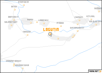 map of Lagutin