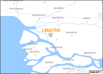 map of Lagutnik