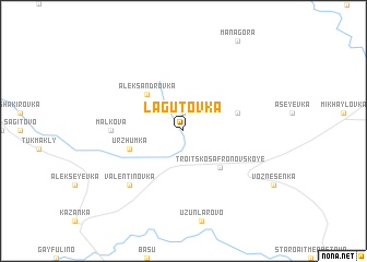 map of Lagutovka