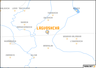 map of Lagvoshcha
