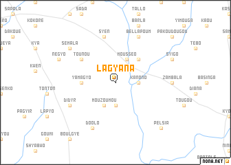 map of Lagyana