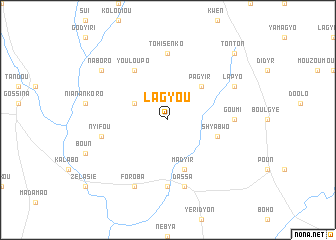 map of Lagyou