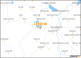 map of La Hache