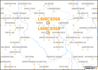 map of La Hacienda