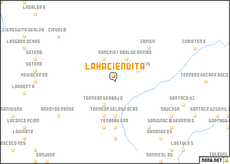 map of La Haciendita