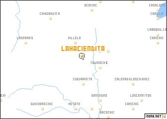 map of La Haciendita