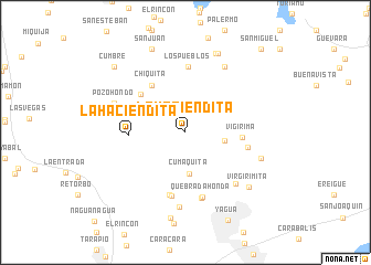 map of La Haciendita