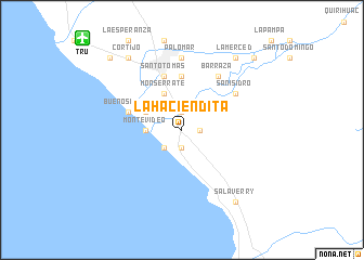 map of La Haciendita