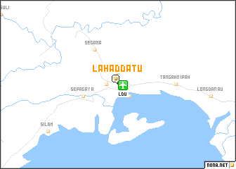 map of Lahad Datu