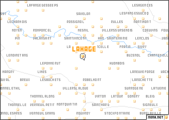 map of Lahage