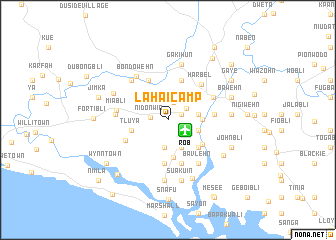 map of Lahai Camp