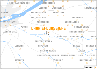 map of La Haie-Fouassière