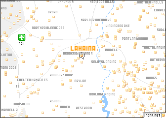 map of Lahaina