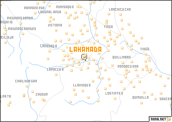 map of La Hamada