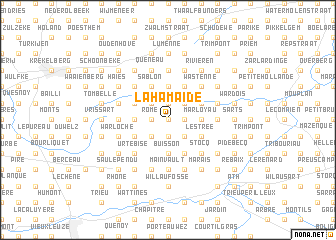 map of Lahamaide