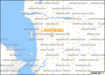 map of Lahar Bubu