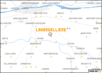 map of La Hardellière